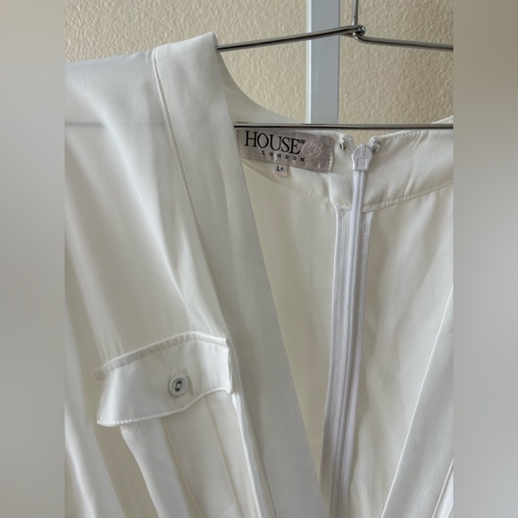 House of CB Adabelle Jumpsuit in White - Size L+ - Picture 6 of 6